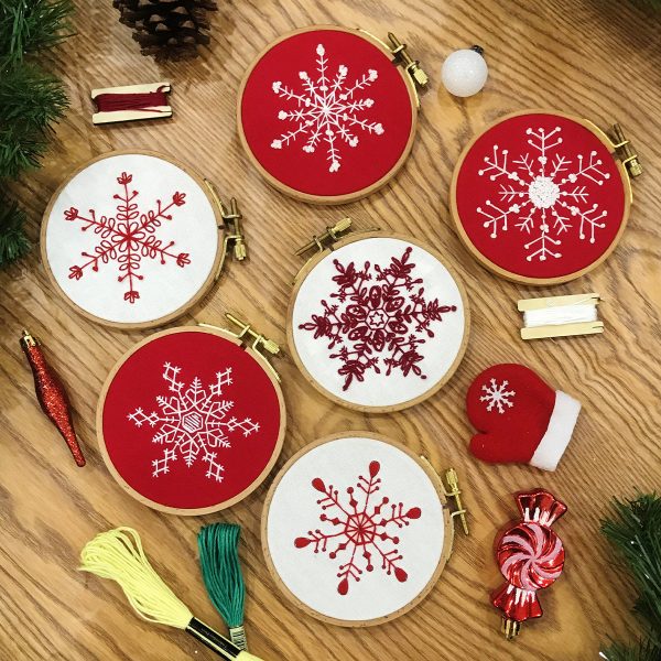 DIY Embroidery Ornament Kit For Cheap