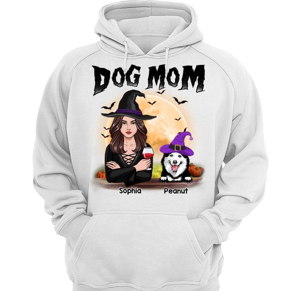 Dog Mom Halloween Girl Vector Personalized Shirt Fashion - Image 3